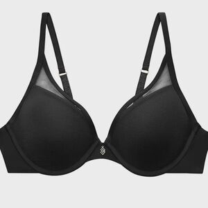 ThirdLove Black Mesh Detail Bra